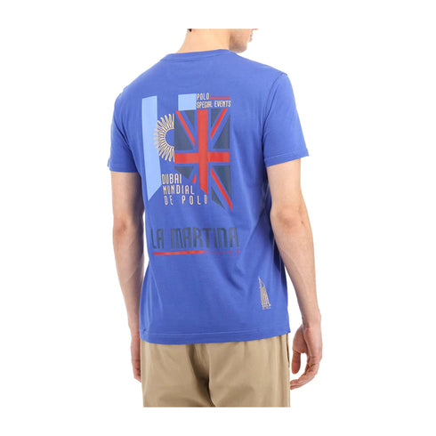 La Martina T-shirt T-shirt Uomo con maxi stampa bandiere S P25 - LA MARTINAMAR601JS388 - 07187 - S - Francavilla Moda